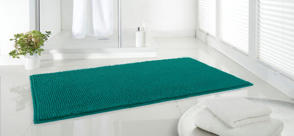 Badematte ca. 60x90 cm Hochflor Chenille Badematten