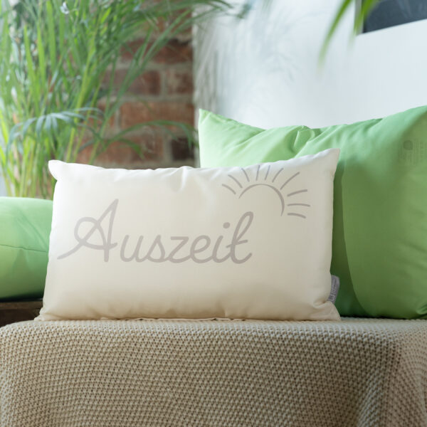 Auszeit Wetterfeste Outdoor-Kissen – Bild 2